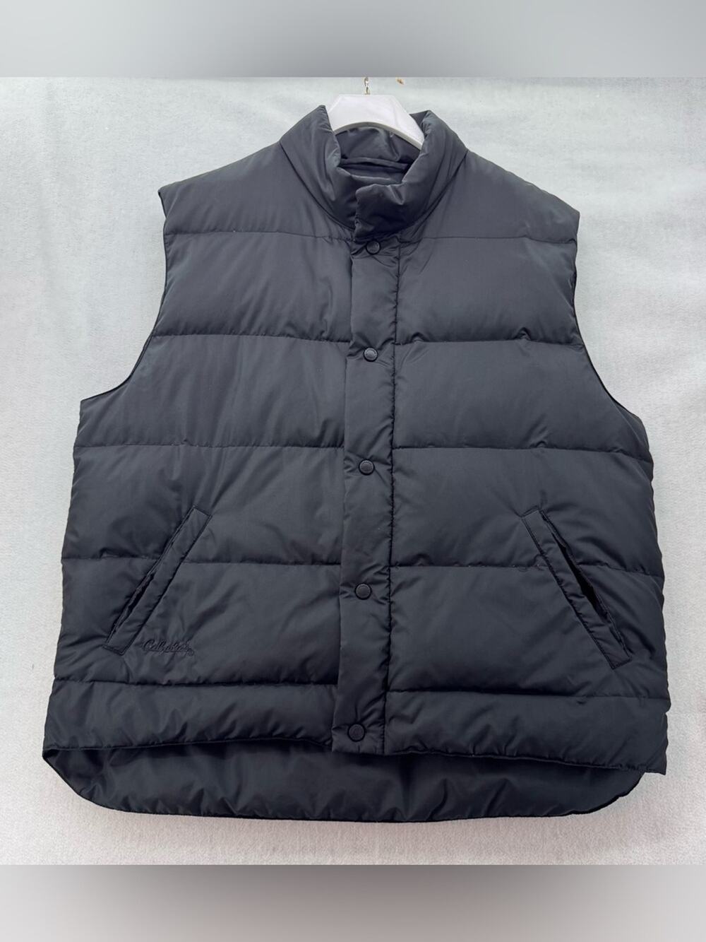 EUC Cabela’s Outdoor Gear Premier Northern Goose Down Vest Black size Large